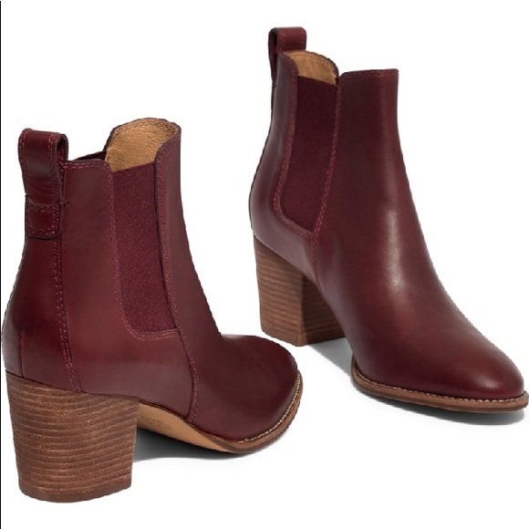 Madewell Regan Boots in Dark Cabernet - Picture 9 of 9